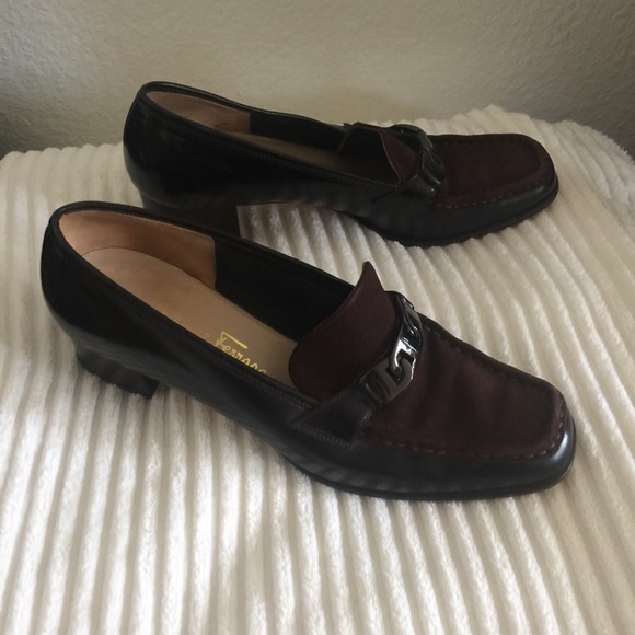 Blocked heal brown loafers - Picture 2 of 8